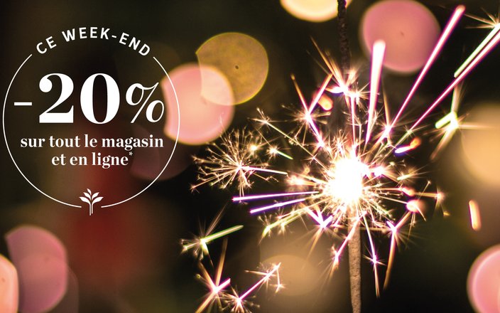 Week-end Irrésistible -20% sur tout*