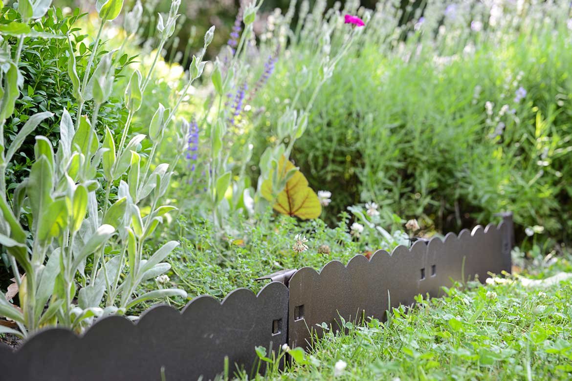 Bordure de jardin en métal